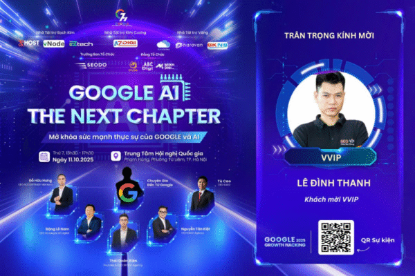 CEO SEOViP (Lê Đình Thanh) - Khách mời tại sự kiện Google Marketing 2025